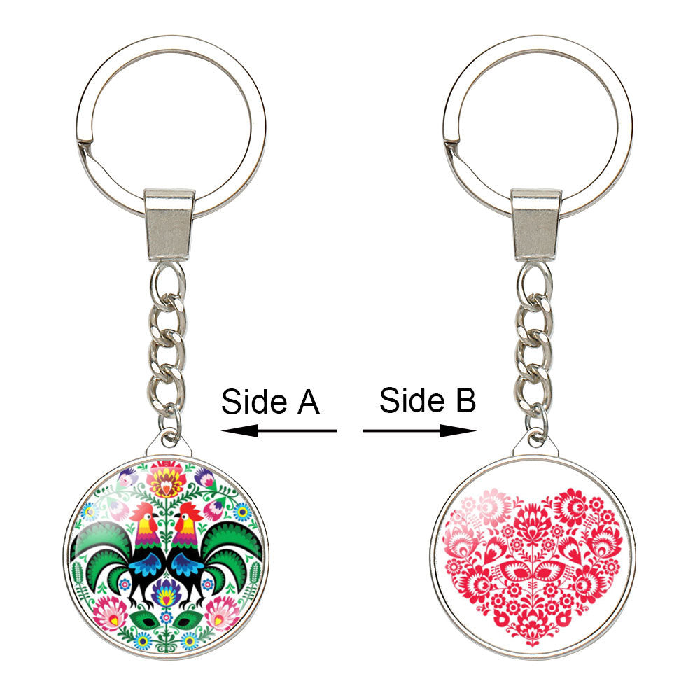 Wholesale Alloy Polish Style Keychain