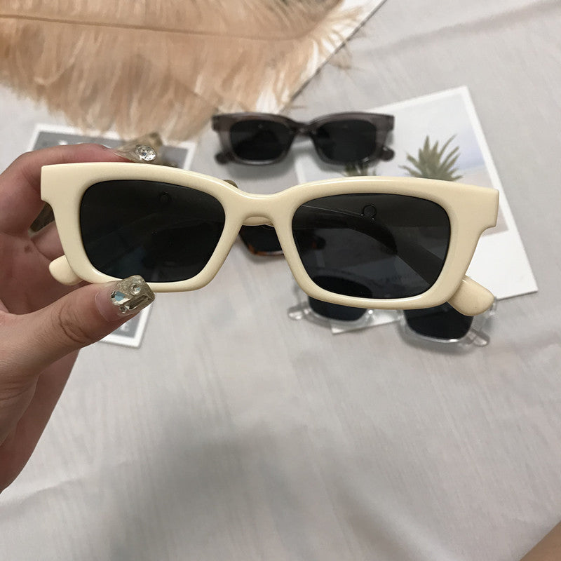 Wholesale Retro Small Square Frame PC Sunglasses