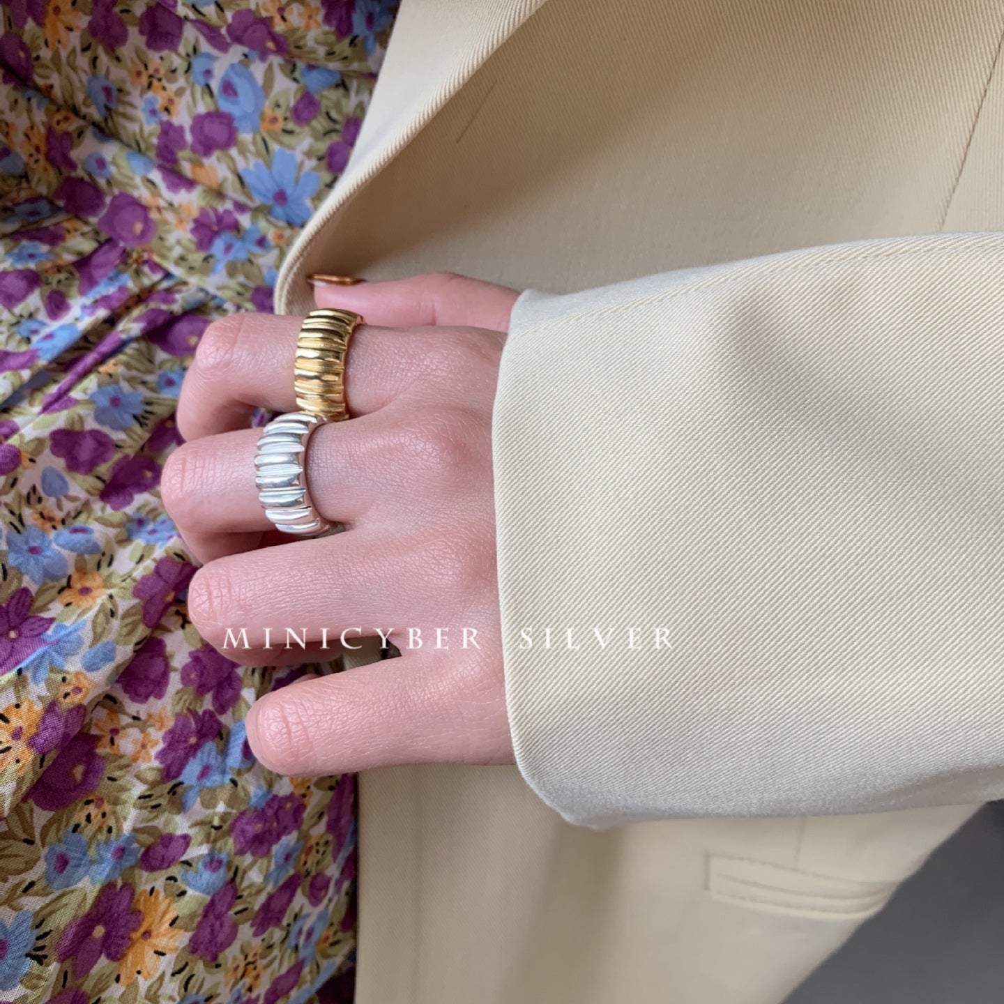 Venta al por mayor Anillos De Cobre Chapado En Oro De 18 Quilates