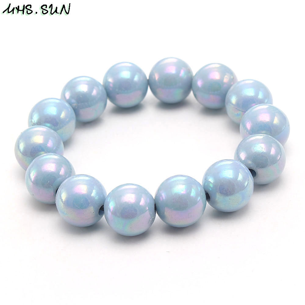 Wholesale Rainbow Acrylic Beads Bracelet