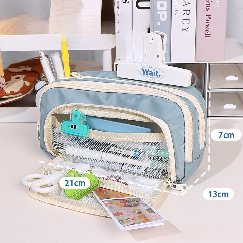 Wholesale 2023 Large Capacity Canvas Pencil Case