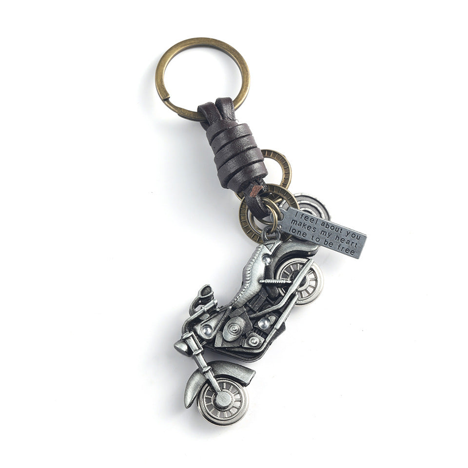 Wholesale Airplane Harley Motorcycle Braided Keychain
