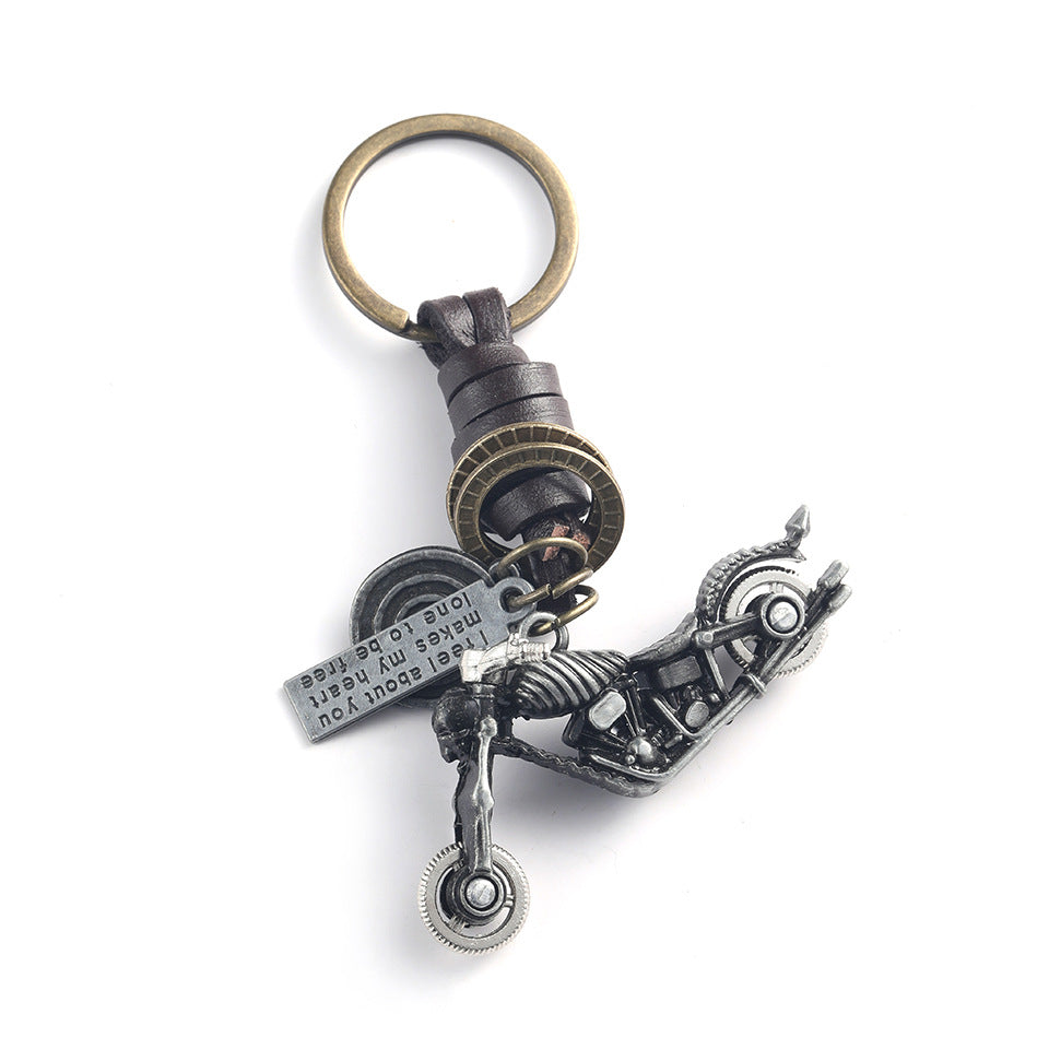Wholesale Airplane Harley Motorcycle Braided Keychain