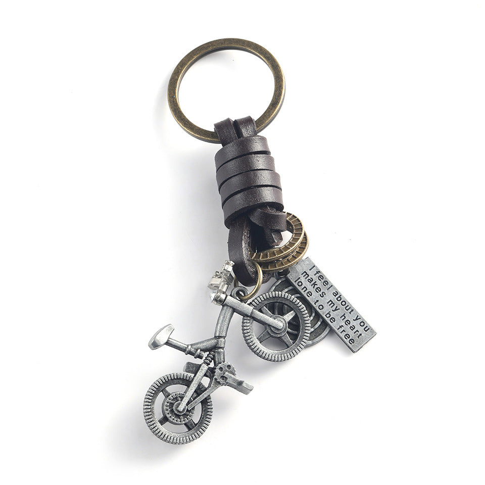 Wholesale Airplane Harley Motorcycle Braided Keychain