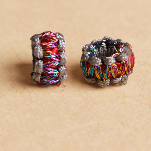 Wholesale Wreath Ring Hand Made 8MM Nylon Beads