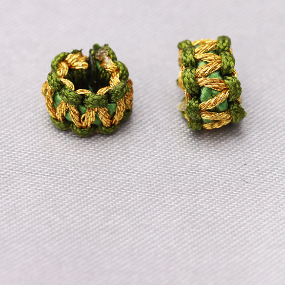 Wholesale Wreath Ring Hand Made 8MM Nylon Beads