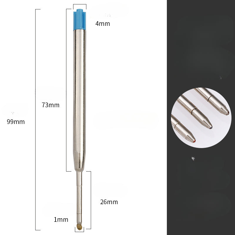 Wholesale Spot 424 Metal Refill 99mm Metal Ballpoint Pen G2 Refill 1.0mm