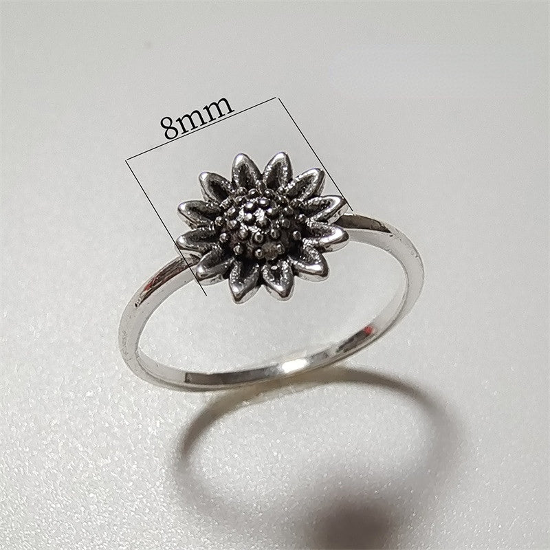 Pequeñas Margaritas Anillos De Cobre al por mayor