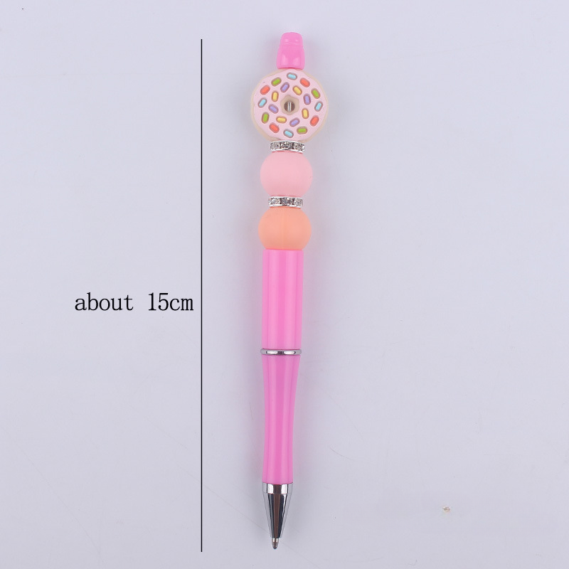 Wholesale Cartoon Fruit Silicone Color Plastic Beadable Pens