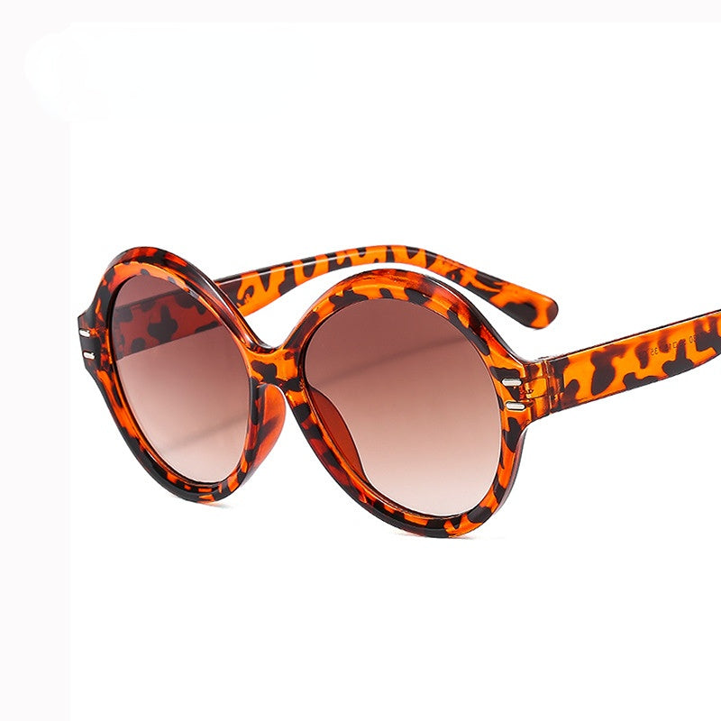 Wholesale Round Frame Pink PC Sunglasses