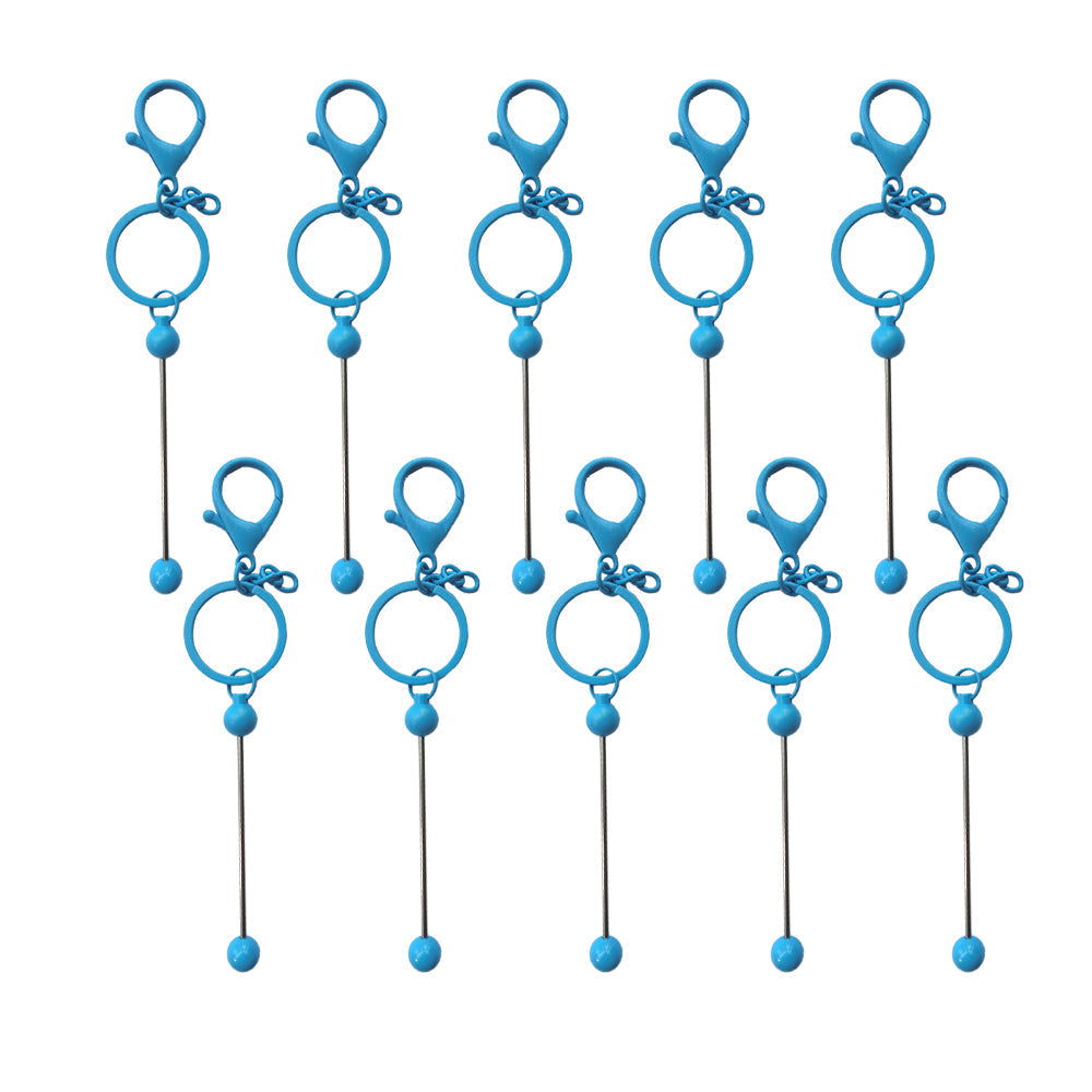 Wholesale Beadable Bar Metal DIY Keychain Bar