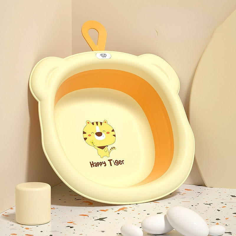 Wholesale Baby Toddler Foldable Basin Hanging Baby Supplies Plastic