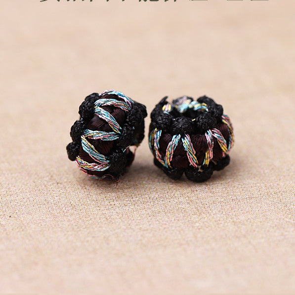Wholesale Wreath Ring Hand Made 8MM Nylon Beads