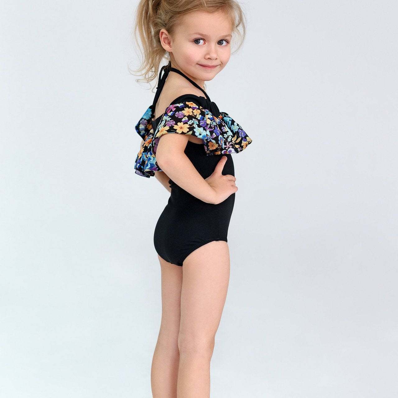 Wholesale Kids Black Lace Polyester Baby Clothes