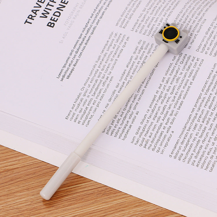 Bolígrafo plástico al por mayor de la forma de la cámara de la historieta