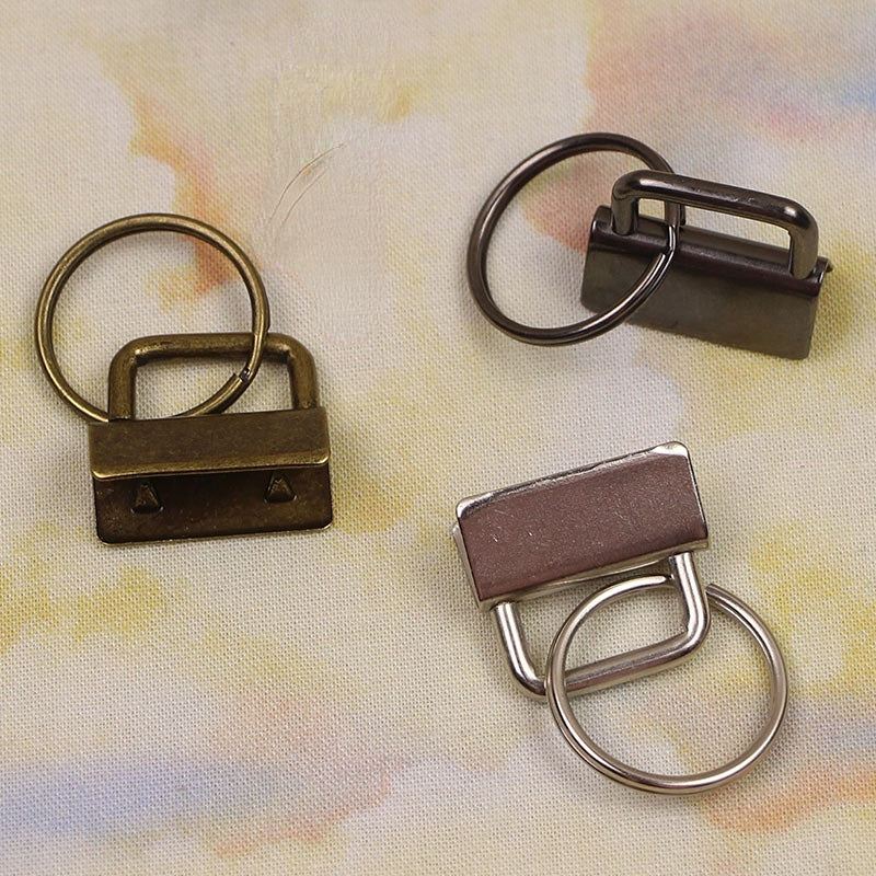Wholesale Metal Fabric Handmade DIY Horse Mouth Clip Tail Key Chain