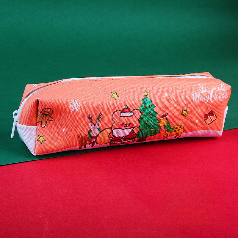 Wholesale Christmas Polyester Pencil Case