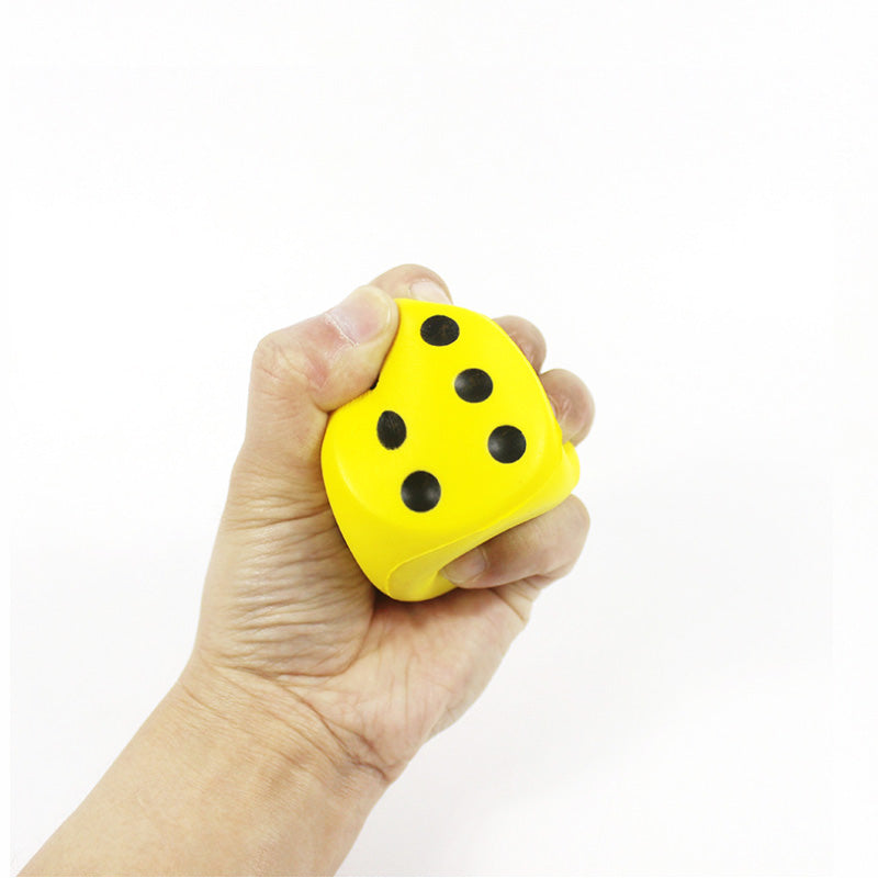 Wholesale Small Size PU Foam Solid Uncompressed Dice 12pcs OLY-TOY-BC002