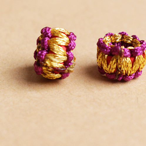 Wholesale Wreath Ring Hand Made 8MM Nylon Beads