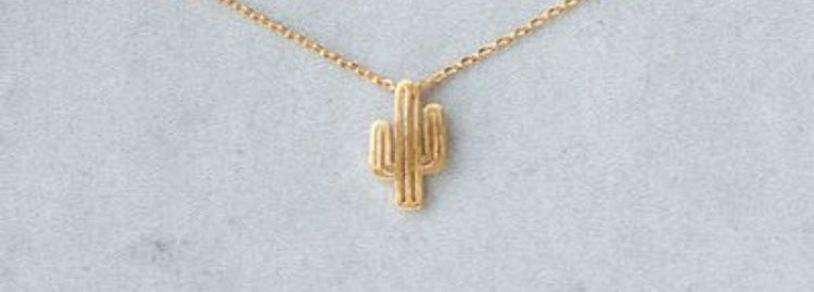 Wholesale Alloy Cactus Necklace
