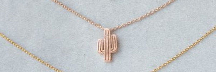 Wholesale Alloy Cactus Necklace