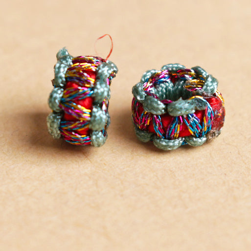 Wholesale Wreath Ring Hand Made 8MM Nylon Beads