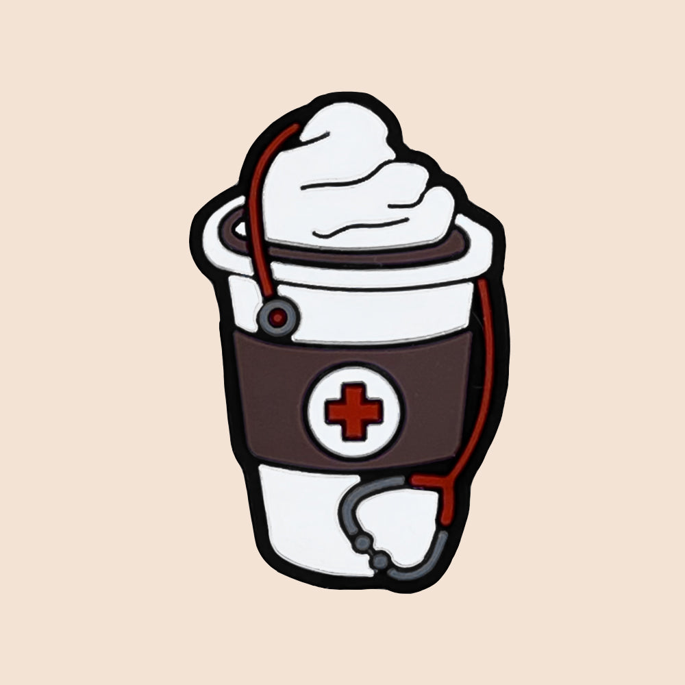 Wholesale 10PCS Colorful Coffee Cup Silicone Beads