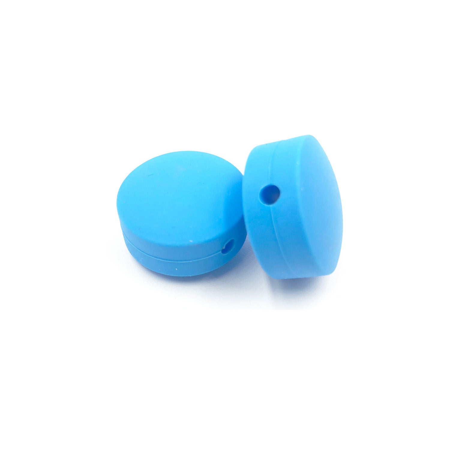 Wholesale Two-color Sunflower Silicone Beads 50pcs