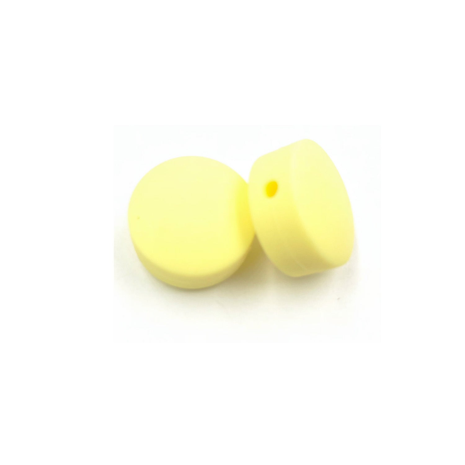 Wholesale Two-color Sunflower Silicone Beads 50pcs
