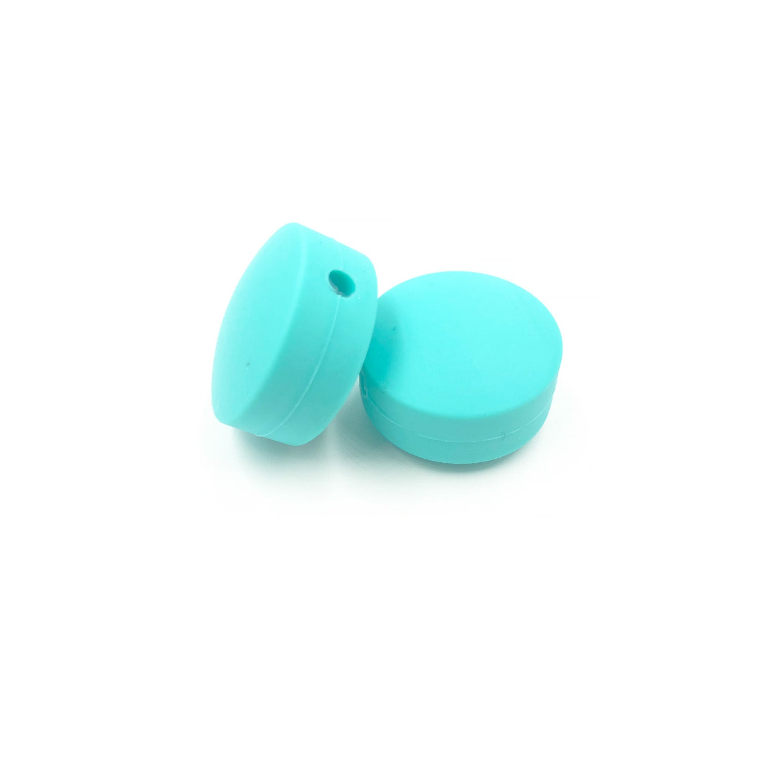 Wholesale Two-color Sunflower Silicone Beads 50pcs