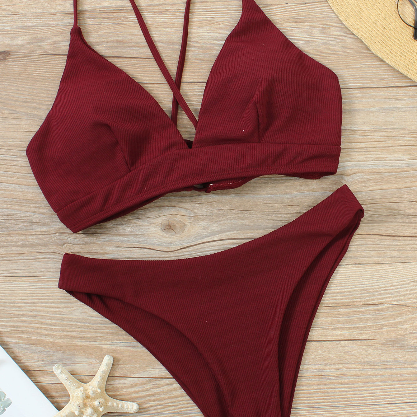 Wholesale Small Hole Strip Fabric Polyester Swimwear