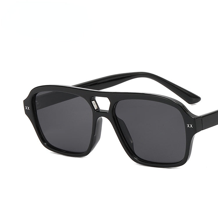 Wholesale Double Beam Square PC Sunglasses