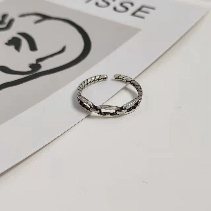 Wholesale Alloy Star Live Mouth Adjustable Ring