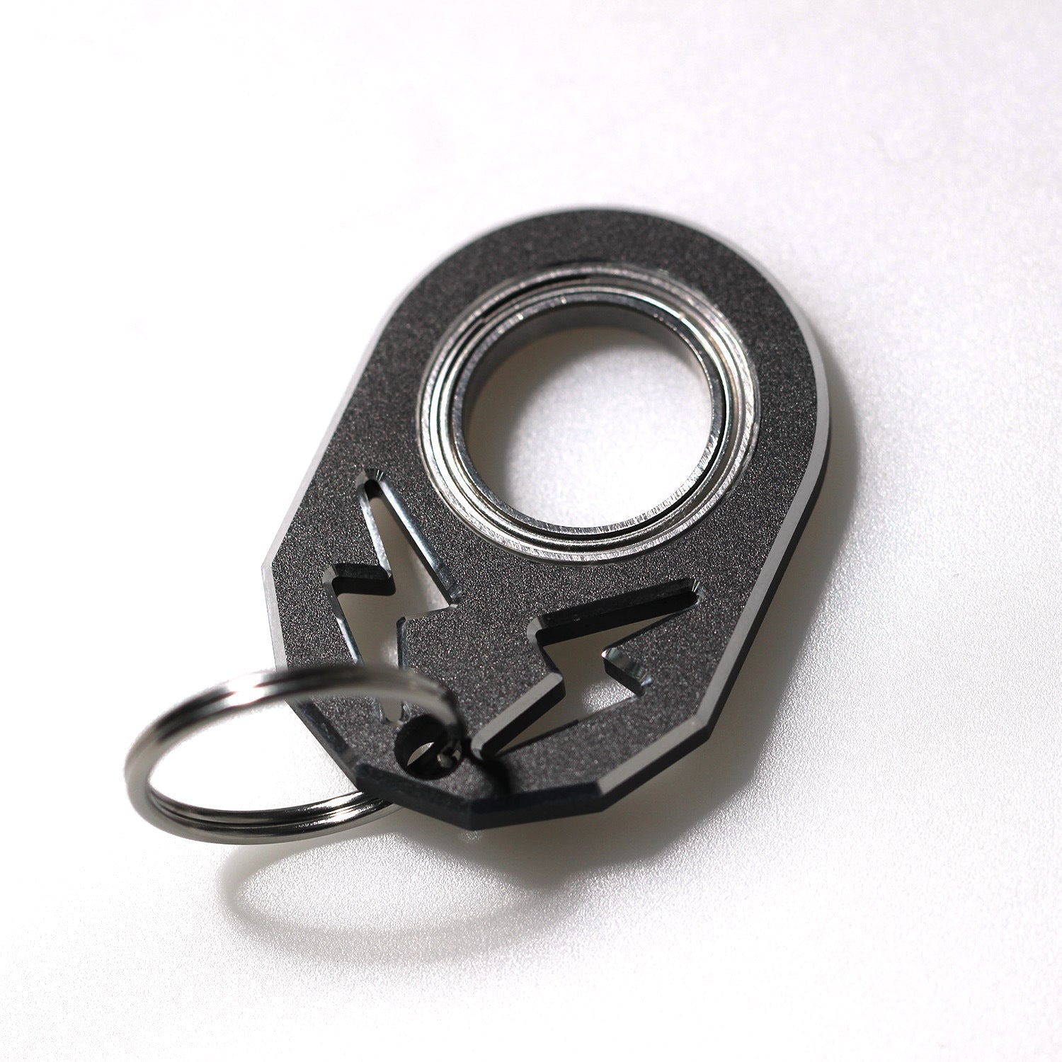 Wholesale Aluminum Alloy Unzip Rotary Keychain Spinners