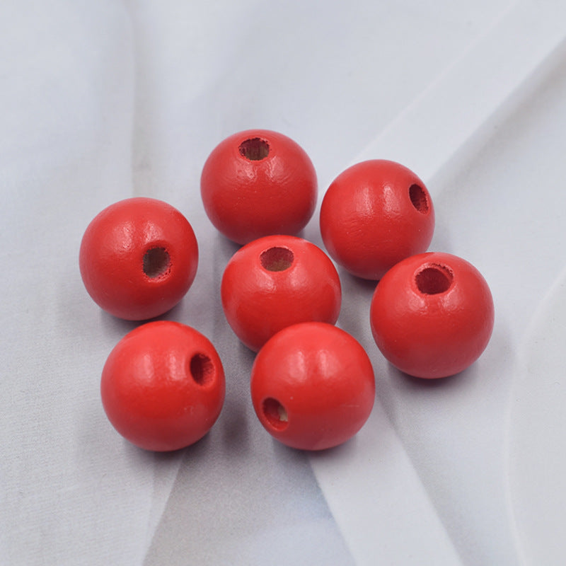 Wholesale 16MM Colored Wood Beads