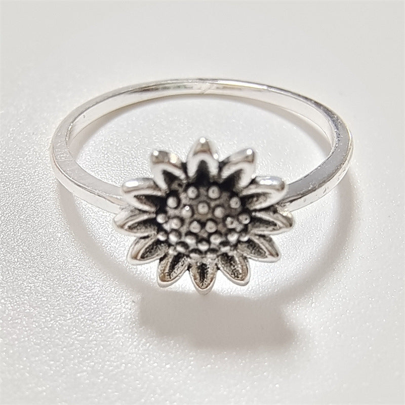 Pequeñas Margaritas Anillos De Cobre al por mayor