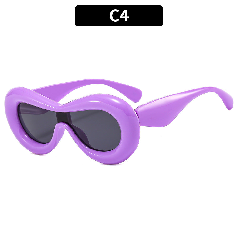 Wholesale Funny Bubble Stereo Candy Color PC Sunglasses