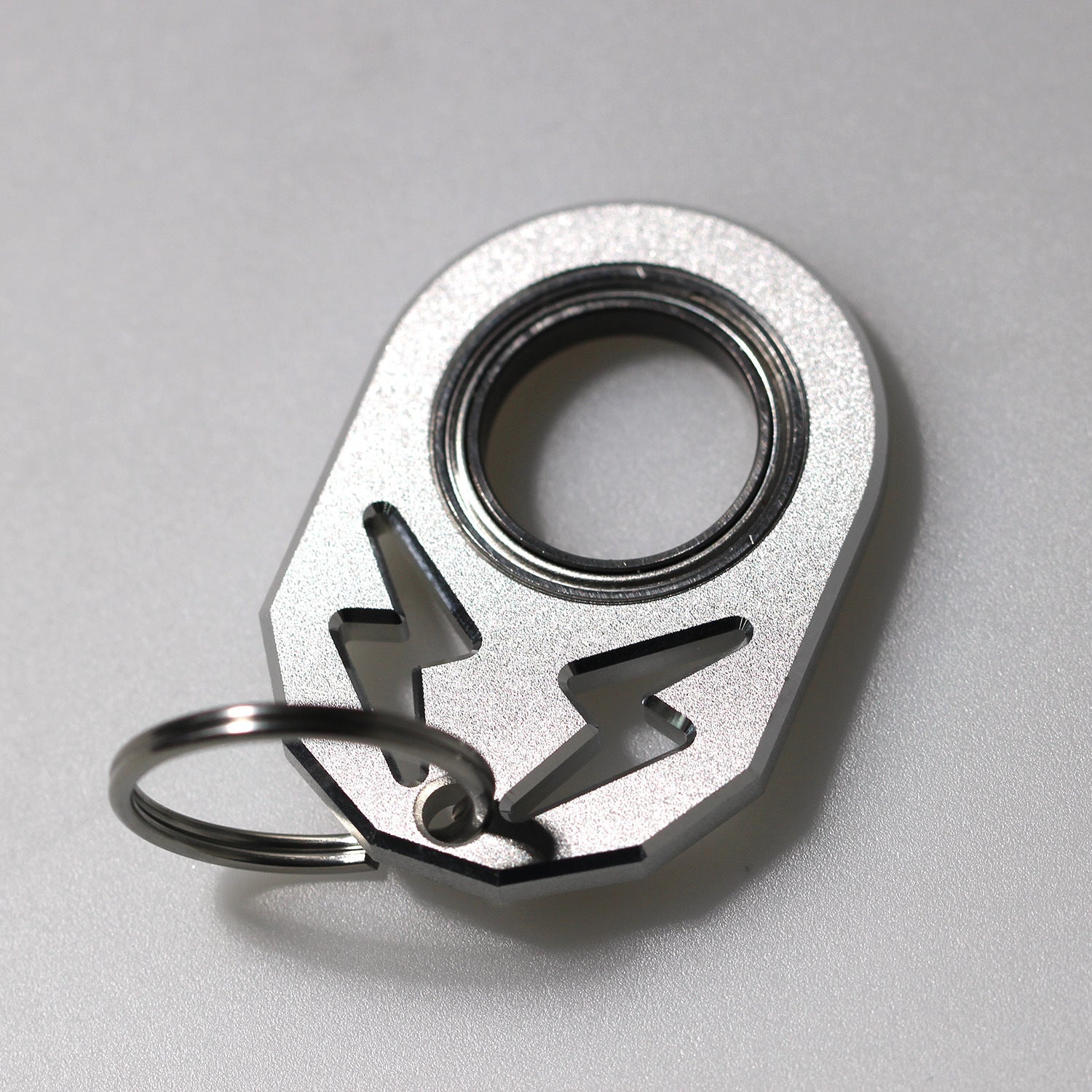 Wholesale Aluminum Alloy Unzip Rotary Keychain Spinners
