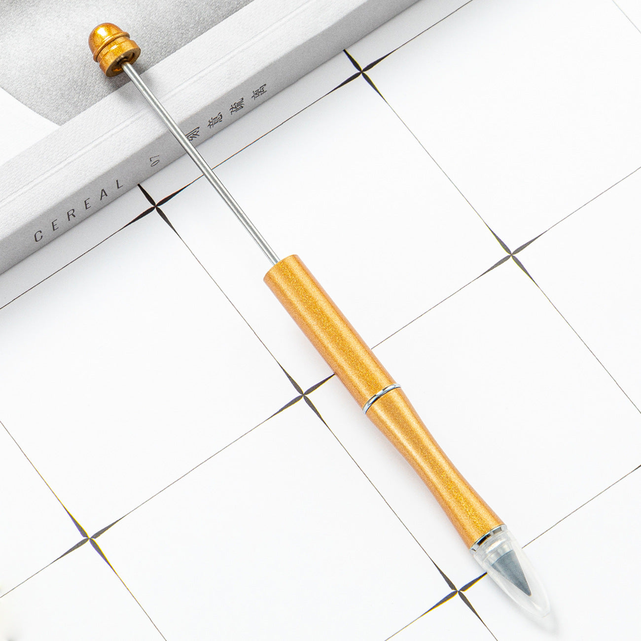 Wholesale Metal DIY Beadable Eternity Pencil Without Eraser