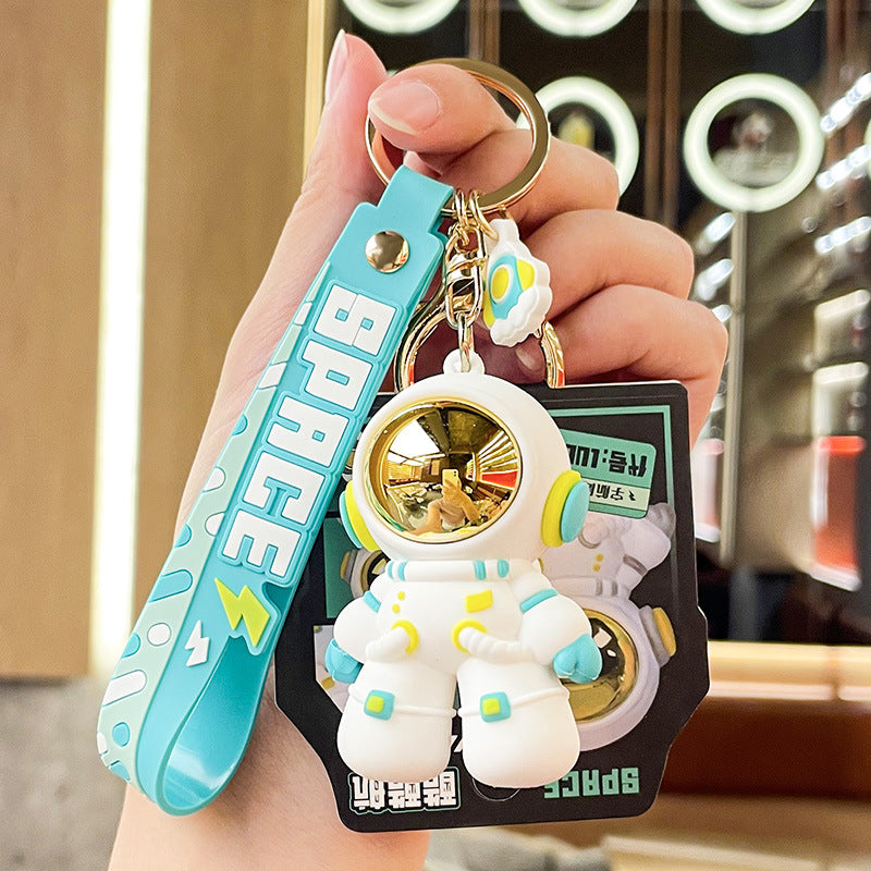 Wholesale Silicone Cartoon Cool Mask Astronaut Creative Keychain