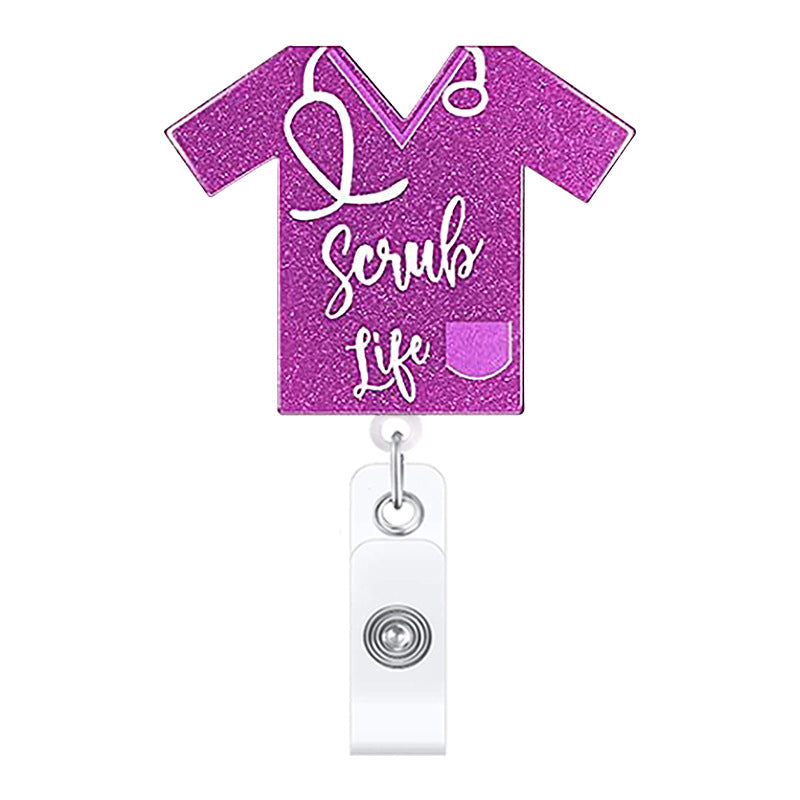 Llavero telescópico acrílico al por mayor del estetoscopio de la enfermera del doctor