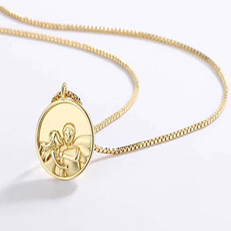 Wholesale Simple Glossy Angel Copper Necklaces