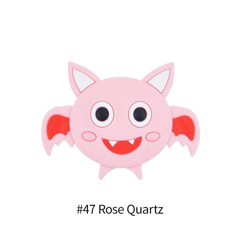 Cuentas de silicona de bate de dibujos animados de 20 piezas al por mayor