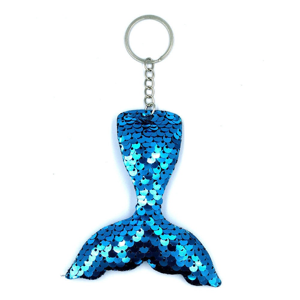 Wholesale PET Sequin Mermaid Tail Keychain