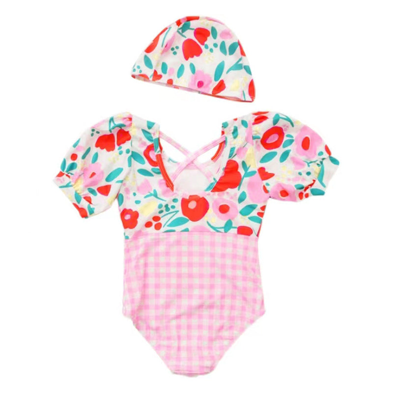 Wholesale Baby One Piece Nylon Swimwear