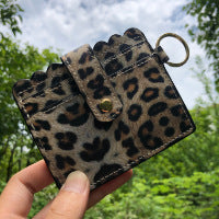 Venta al por mayor Llavero del titular de la tarjeta de la PU