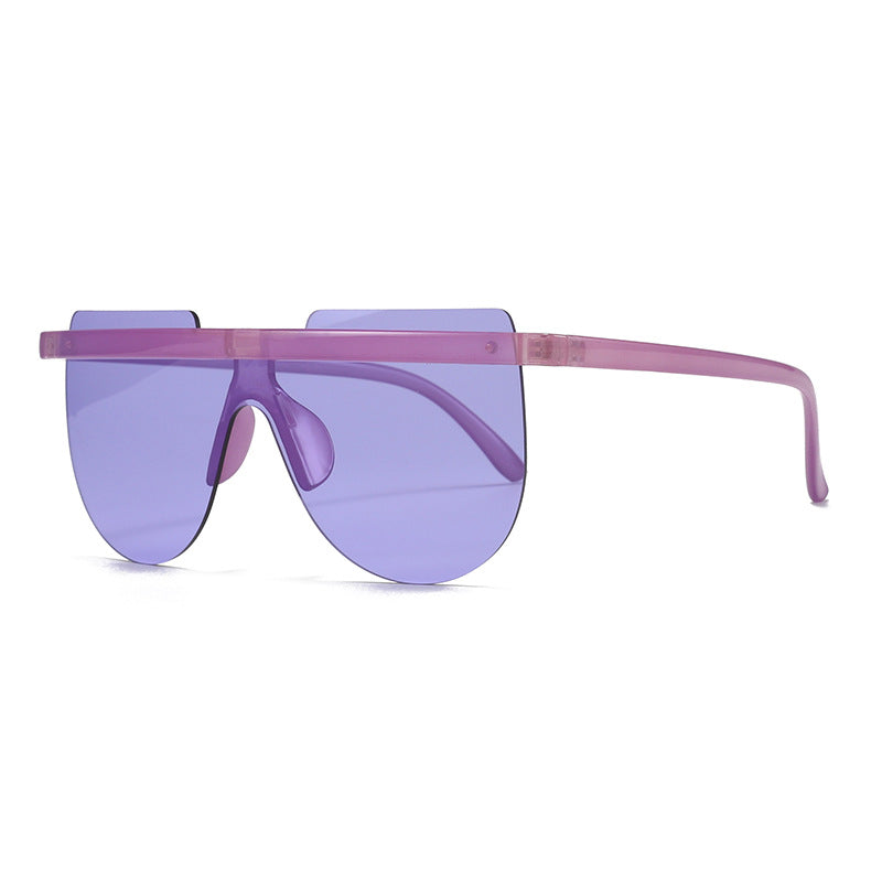 Wholesale Frameless Heart Vintage Sunglasses AC