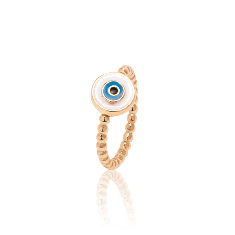 Wholesale Demon Eye Gold Plated Alloy Rings