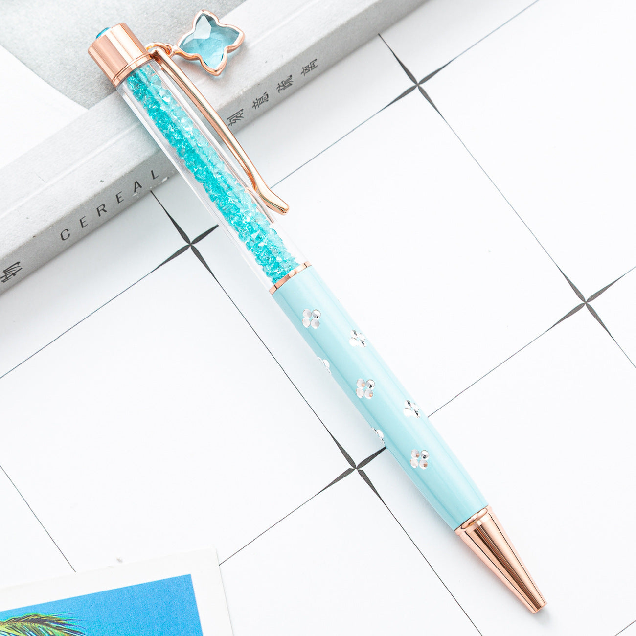 Metal al por mayor de cuatro hojas de hierba colgante de bola de bola