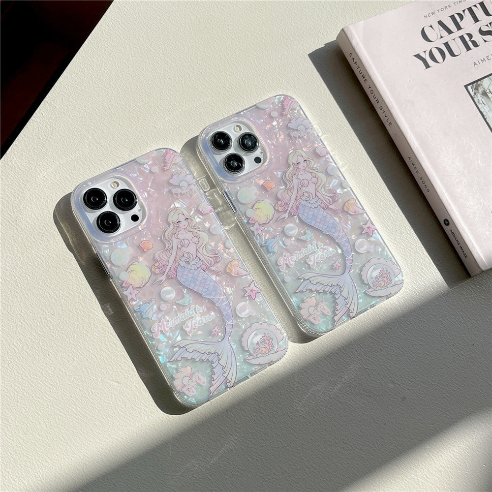 Caja Del Teléfono TPU Sirena Concha al por mayor